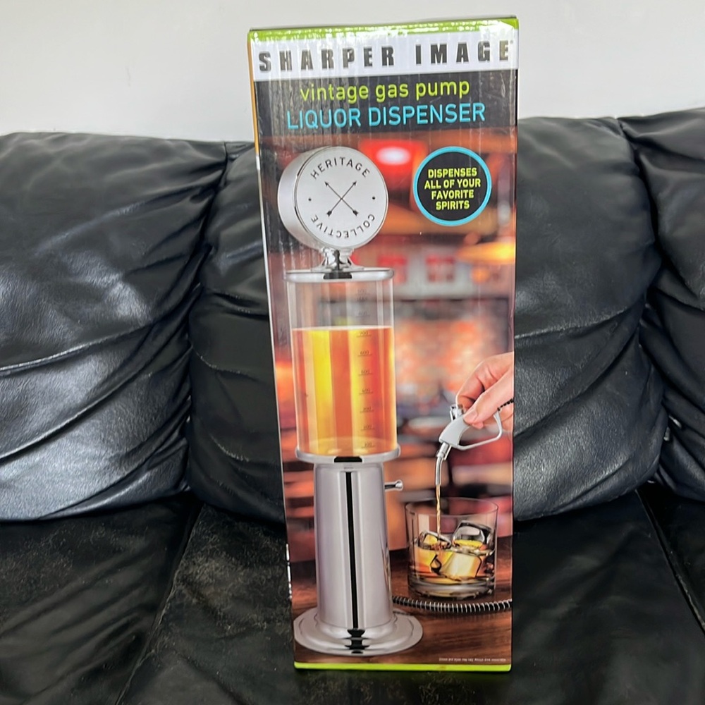 Sharper Image vintage gas pum Liquor dispenser